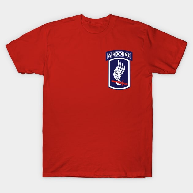 173rd Airborne (small logo) T-Shirt by Firemission45